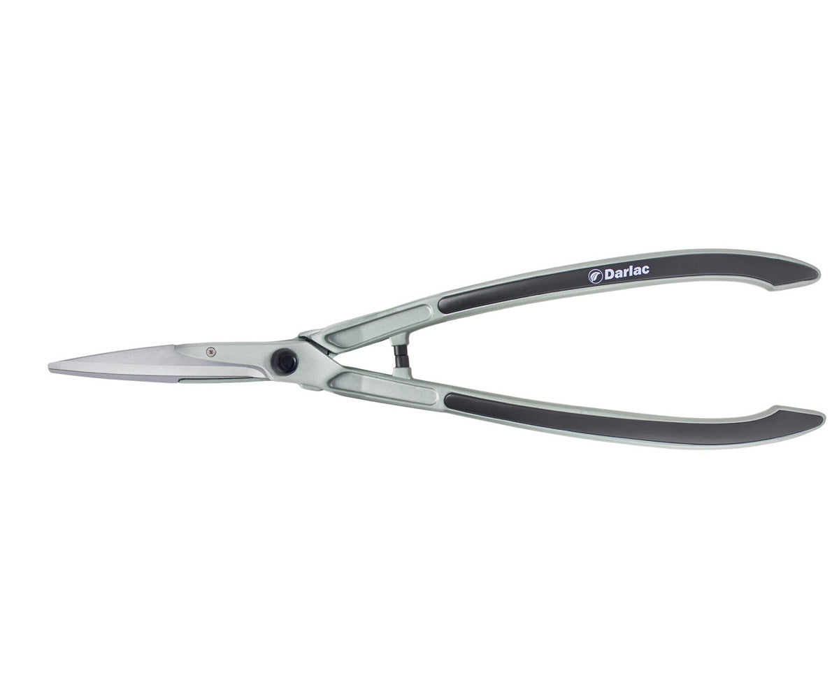 Lightweight handheld garden shears with ergonomic handles and steel blades for pruning and trimming